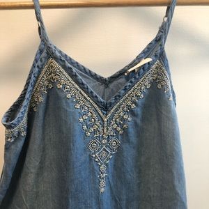Boho Jean Maxi Dress